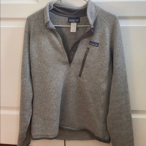 Patagonia Gray Fleece - quarter zip